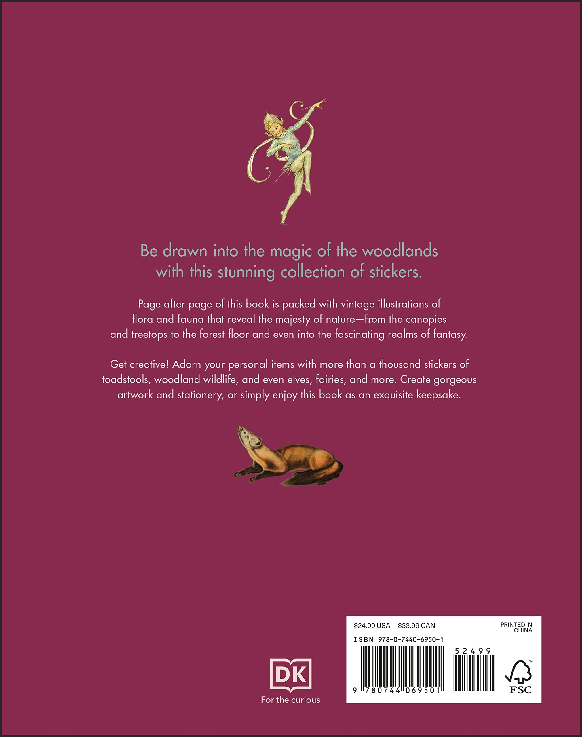 THE FORESTS, FAIRIES AND FUNGI STICKER ANTHOLOGY