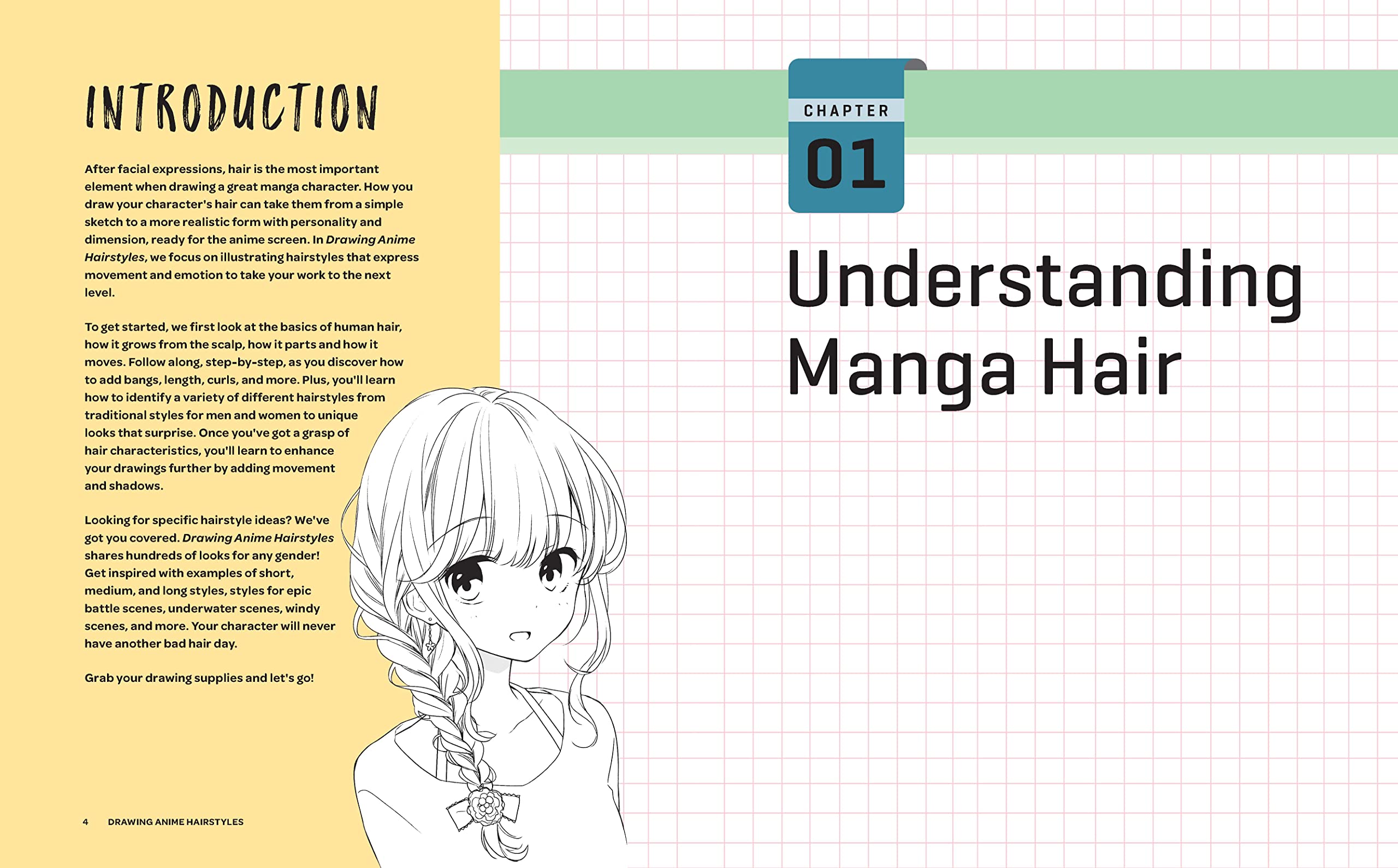 HOW TO DRAW HAIRSTYLES FOR MANGA