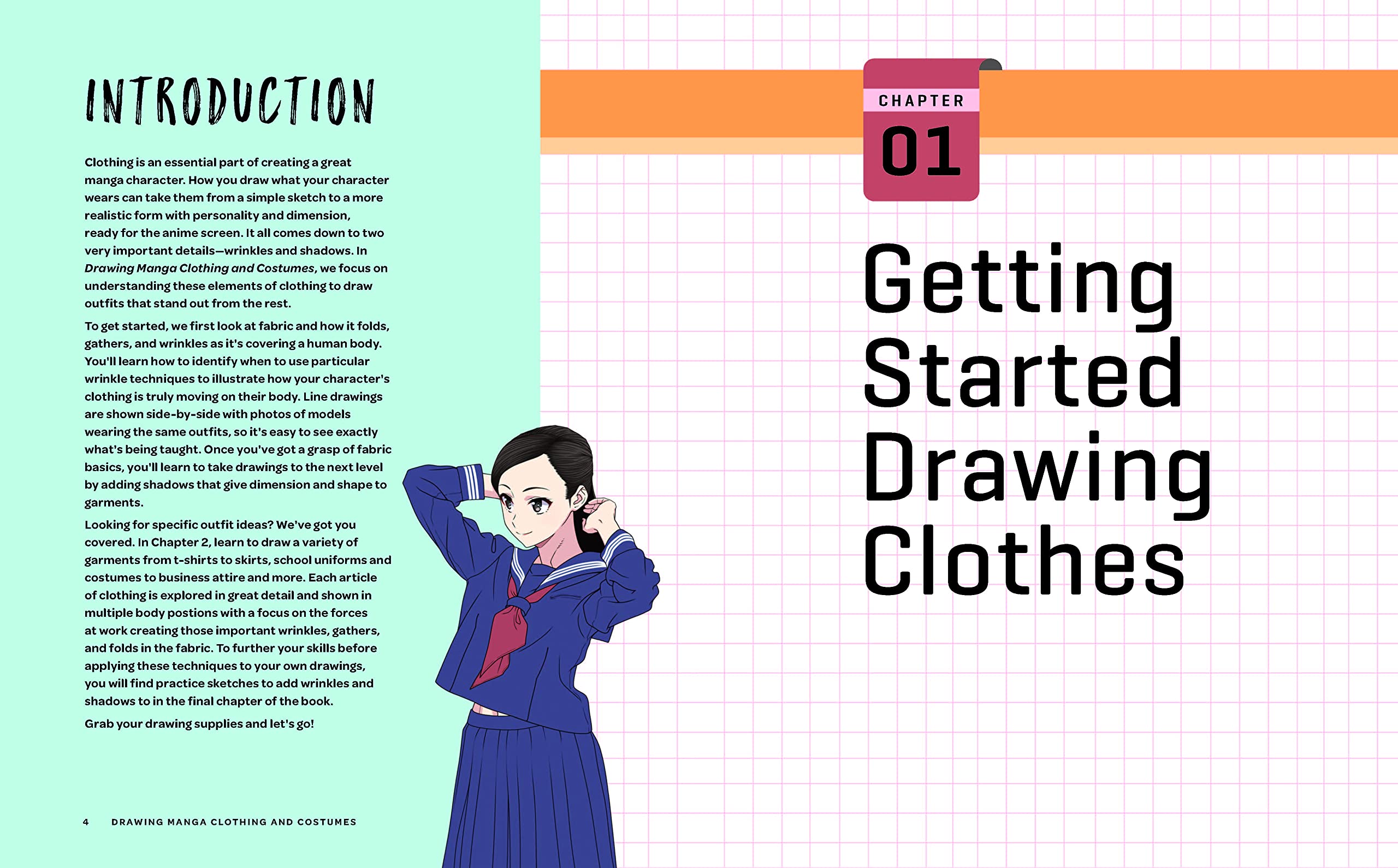 HOW TO DRAW CLOTHING FOR MANGA