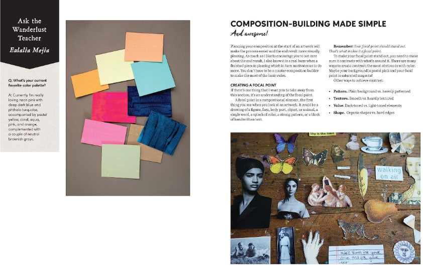 CREATIVE WANDERLUST MIXED MEDIA ART JOURNALING