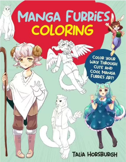 MANGA FURRIES COLOURING