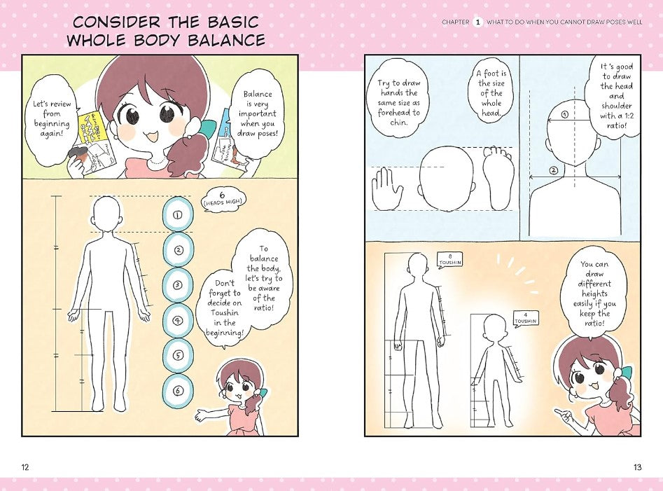 LEARN TO DRAW MANGA POSES FOR KIDS