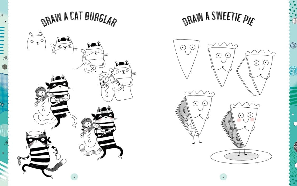 DRAW IT HAPPY 100 FUNNY CHARACTERS