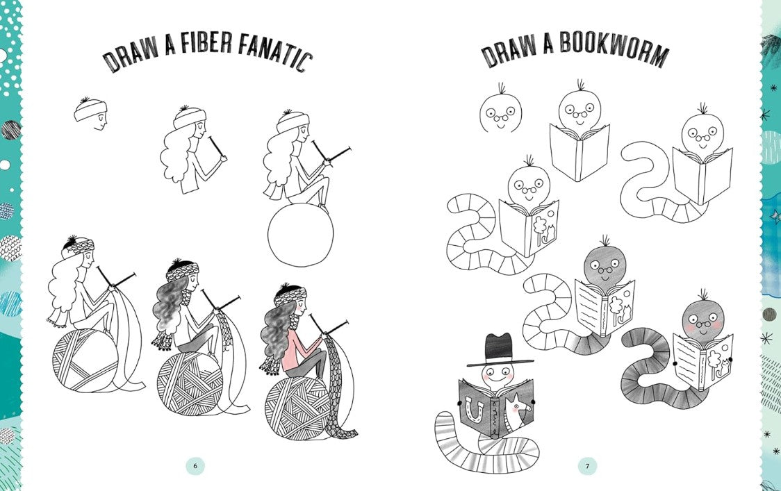 DRAW IT HAPPY 100 FUNNY CHARACTERS