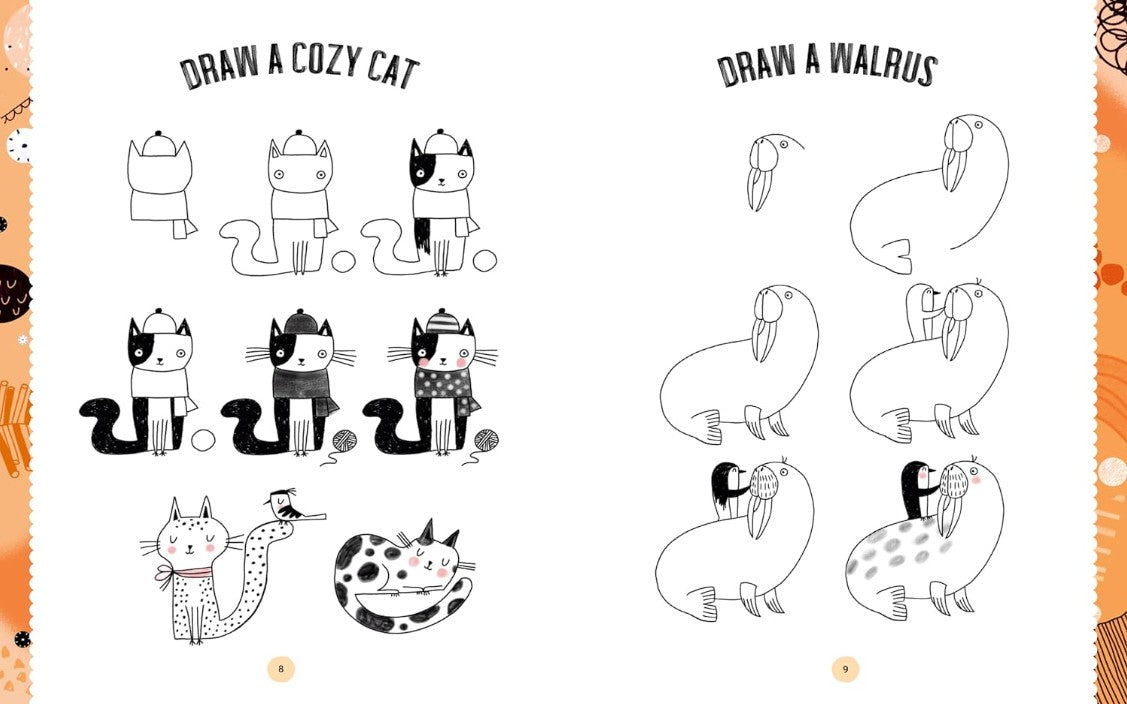 DRAW IT HAPPY 100 FUNNY CHARACTERS