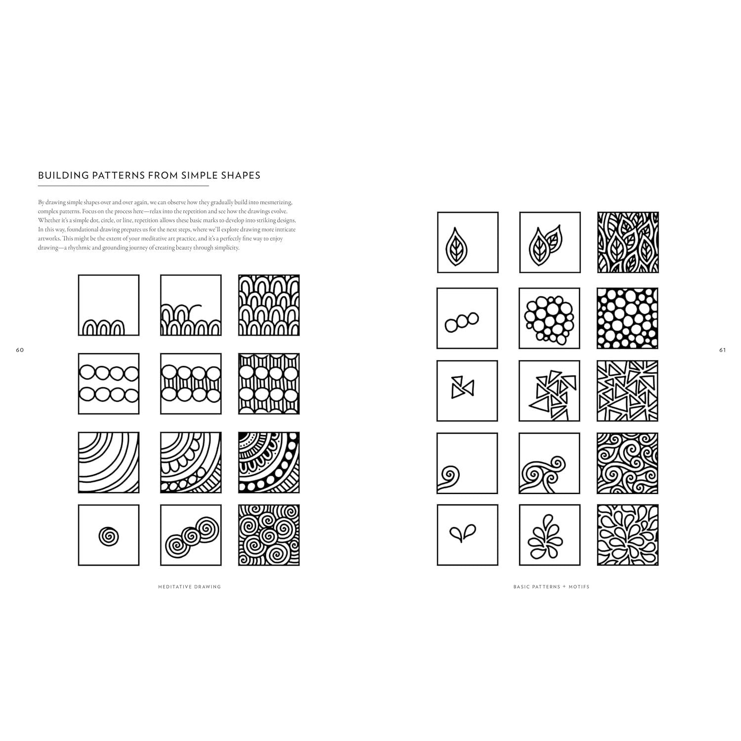 MEDIATIVE DRAWING MANDALAS AND PATTERNS