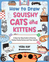 HOW TO DRAW SQUISHY CATS AND KITTENS FLOOFY FELINE