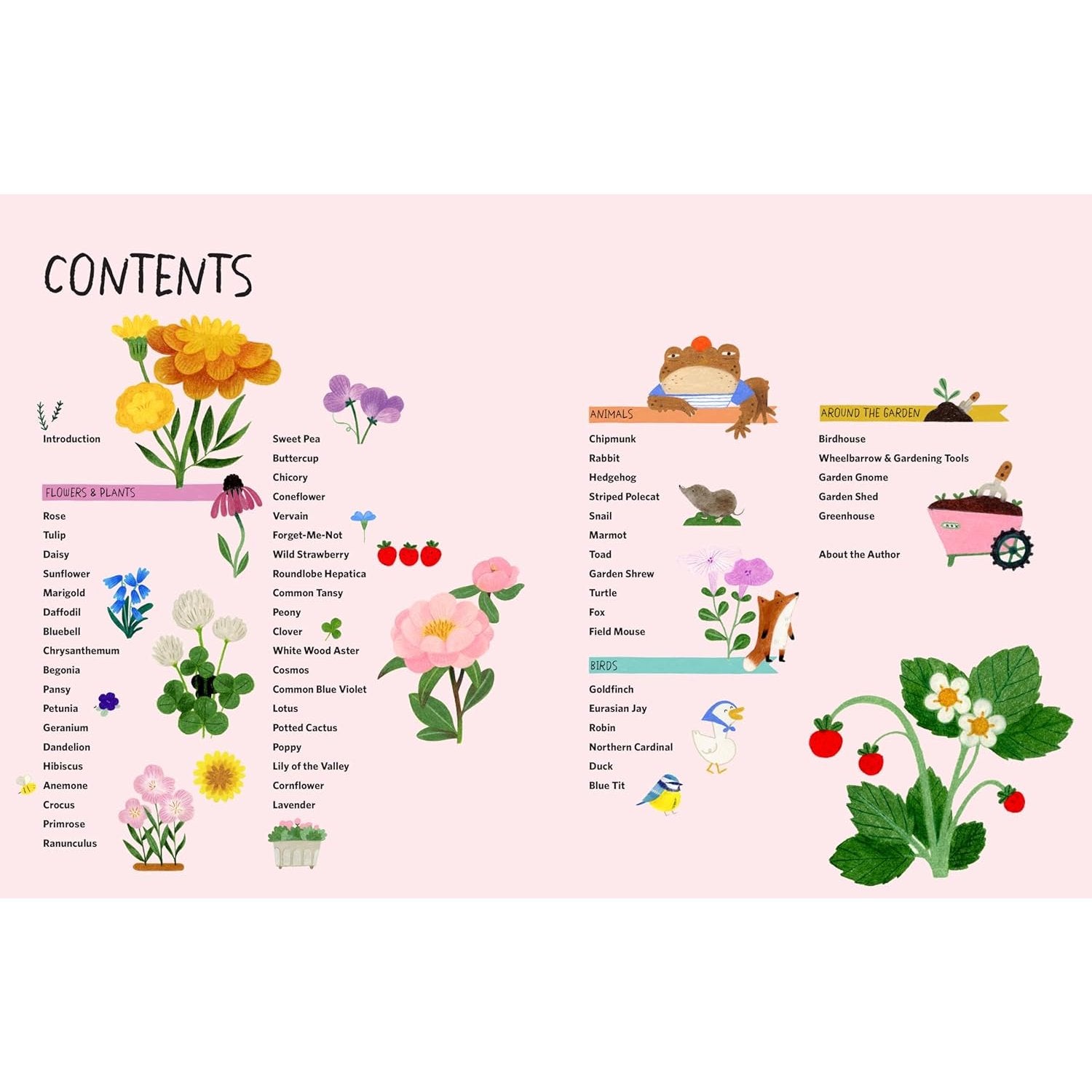 DRAWING CLASS FLOWERS AND FRIENDS IN THE GARDEN