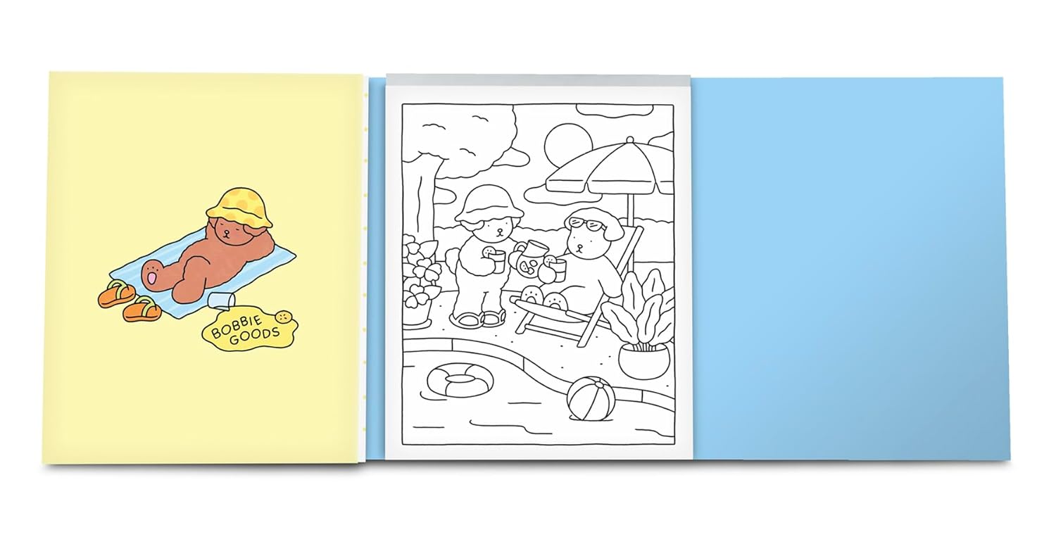 BOBBIE GOODS SUNSHINE COLOURING DRAWING PAD