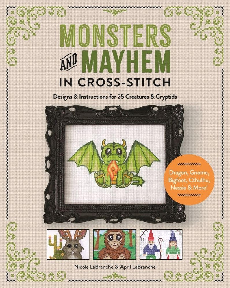 MONSTERS AND MAYHEM CROSS STITCH
