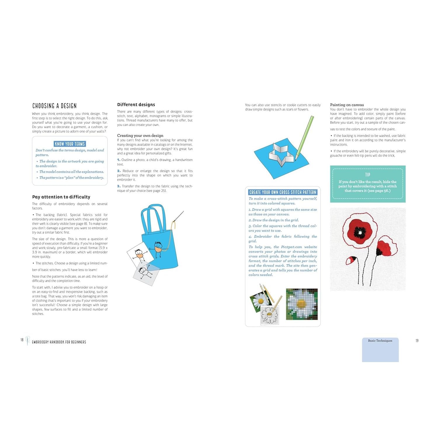 EMBROIDERY HANDBOOK FOR BEGINNERS