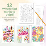 WATERCOLOR THE EASY WAY PAINT-YOUR-OWN WATERCOLOR CARDS: GARDEN