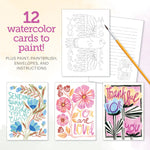 WATERCOLOR THE EASY WAY PAINT-YOUR-OWN WATERCOLOR CARDS: FRIENDS