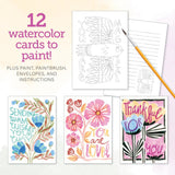 WATERCOLOR THE EASY WAY PAINT-YOUR-OWN WATERCOLOR CARDS: FRIENDS
