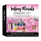 INKING FLORALS DRAWING KIT