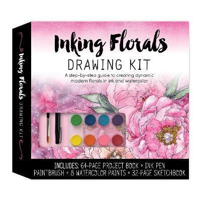 INKING FLORALS DRAWING KIT