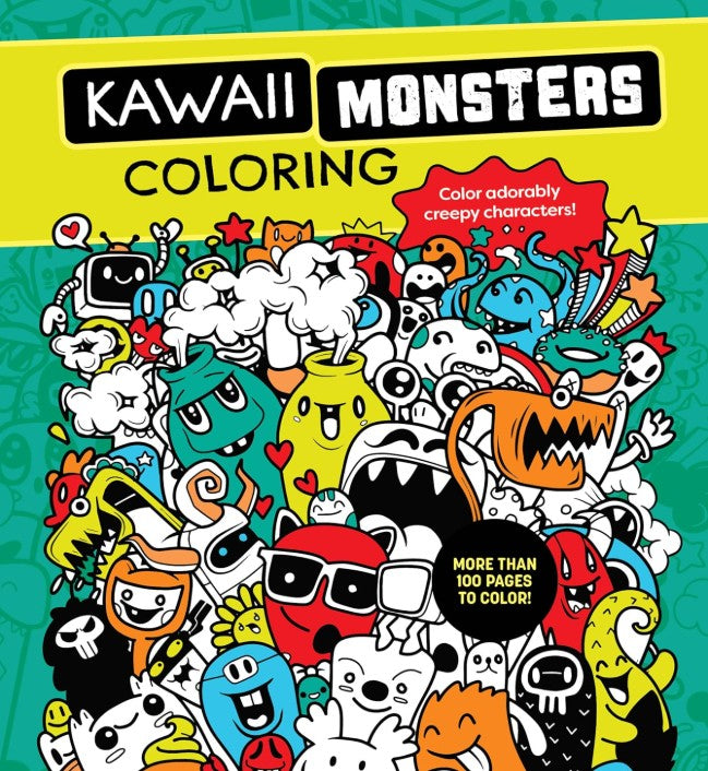 KAWAII MONSTERS COLOURING BOOK