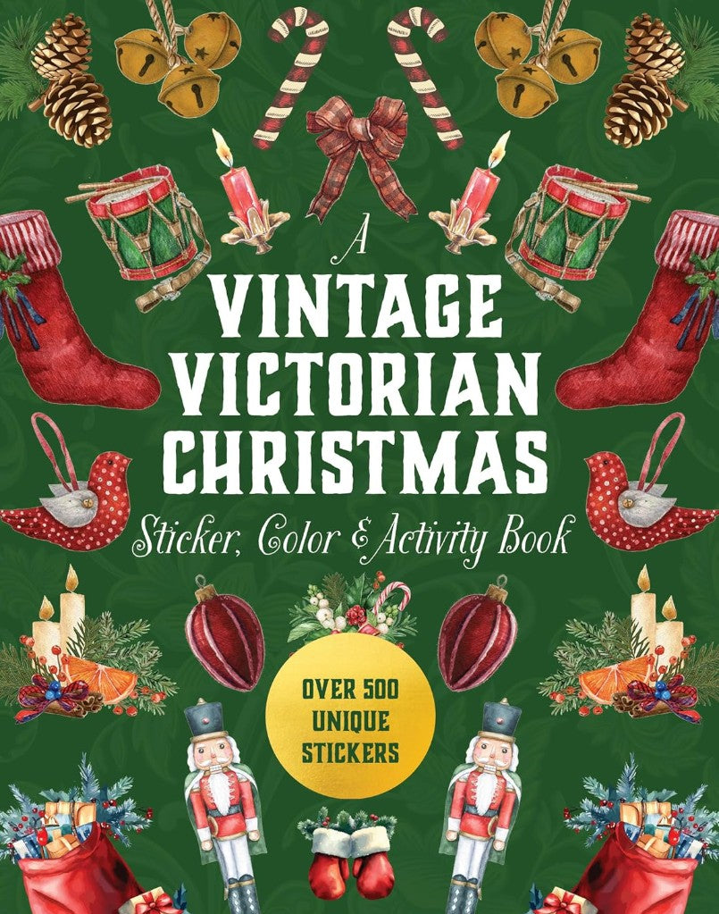 VINTAGE VICTORIAN CHRISTMAS STICKER BOOK