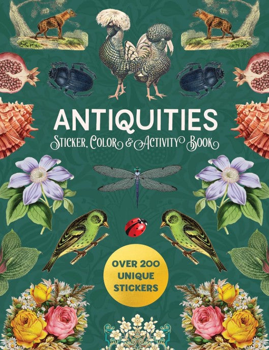 ANTIQUITIES STICKER COLOUR ACTIVITY BOOK