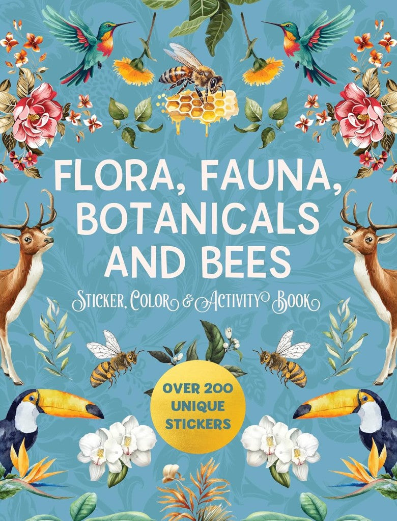 FLORA FAUNA STICKER COLOUR ACTIVITY BOOK