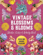 VINTAGE BLOSSOMS BLOOMS STICKER ACTIVITY BOOK