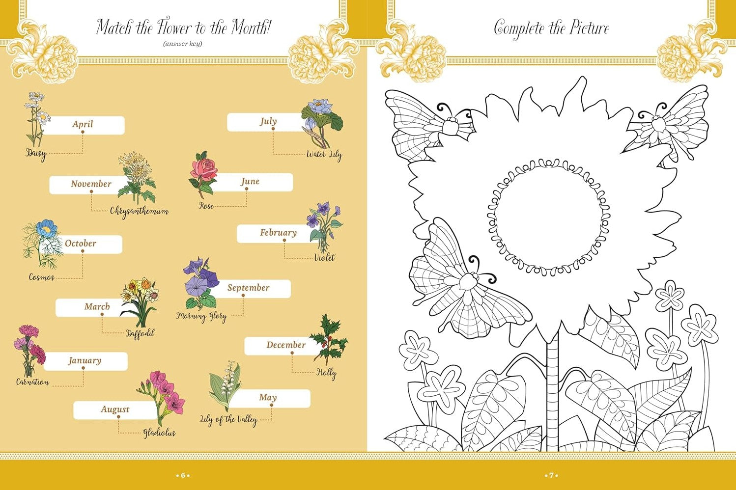 VINTAGE BLOSSOMS BLOOMS STICKER ACTIVITY BOOK