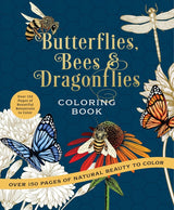 BUTTERFLIES BEES DRAGONFLIES COLOURING BOOK