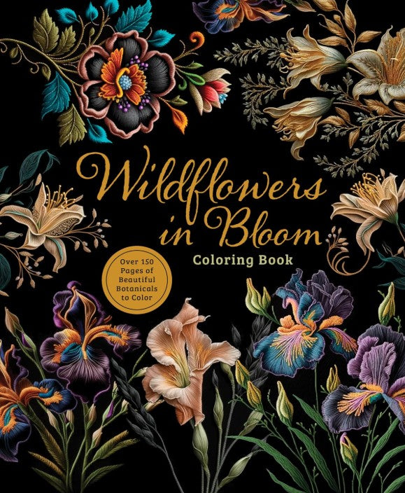 WILDFLOWERS IN BLOOM COLOURING BOOK