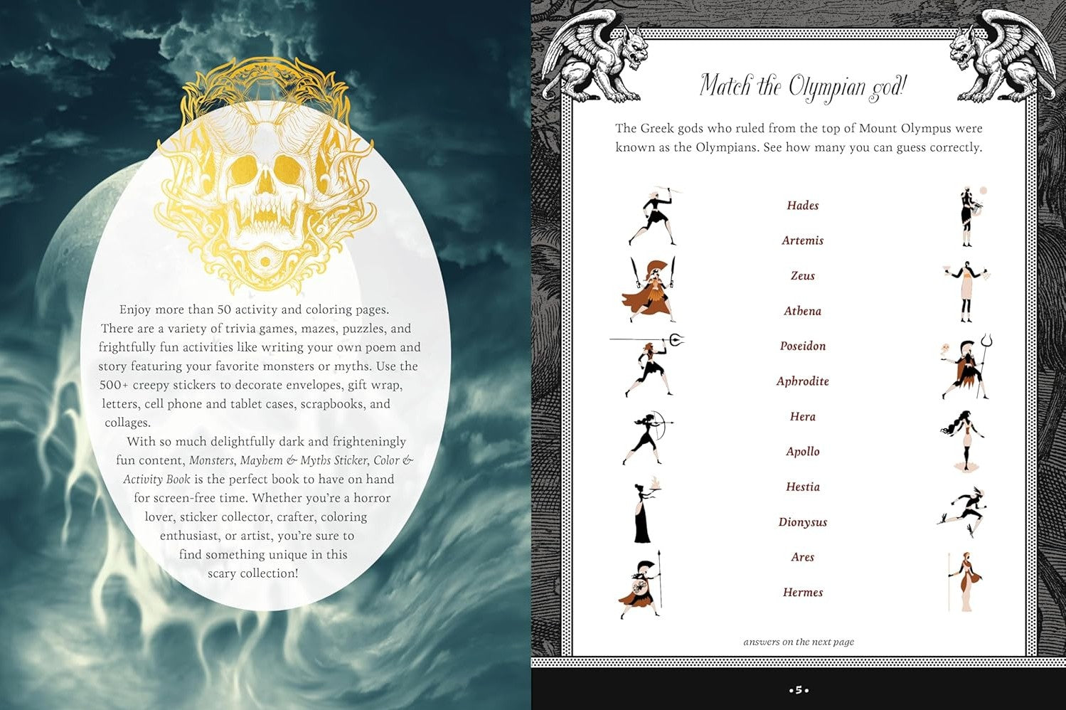 MONSTER MAYHEM AND MYTHS STICKER BOOK