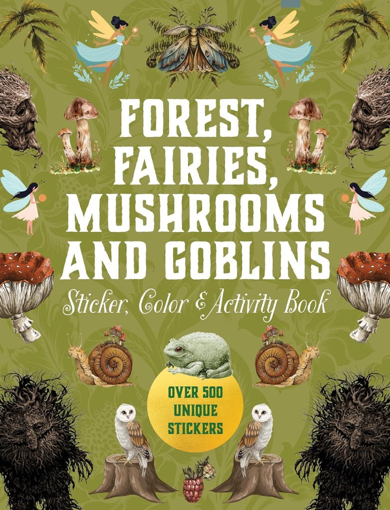 FOREST FAIRIES MUSHROOMS GOBLINS 500 STICKERS