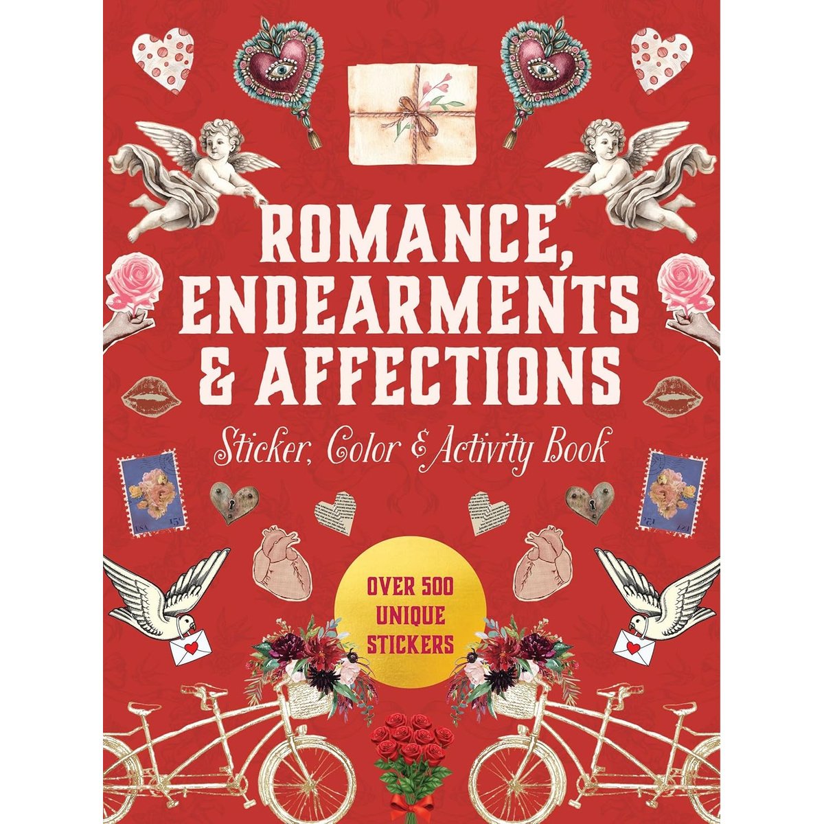 ROMANCE ENDEARMENTS AFFECTIONS STICKER BOOK