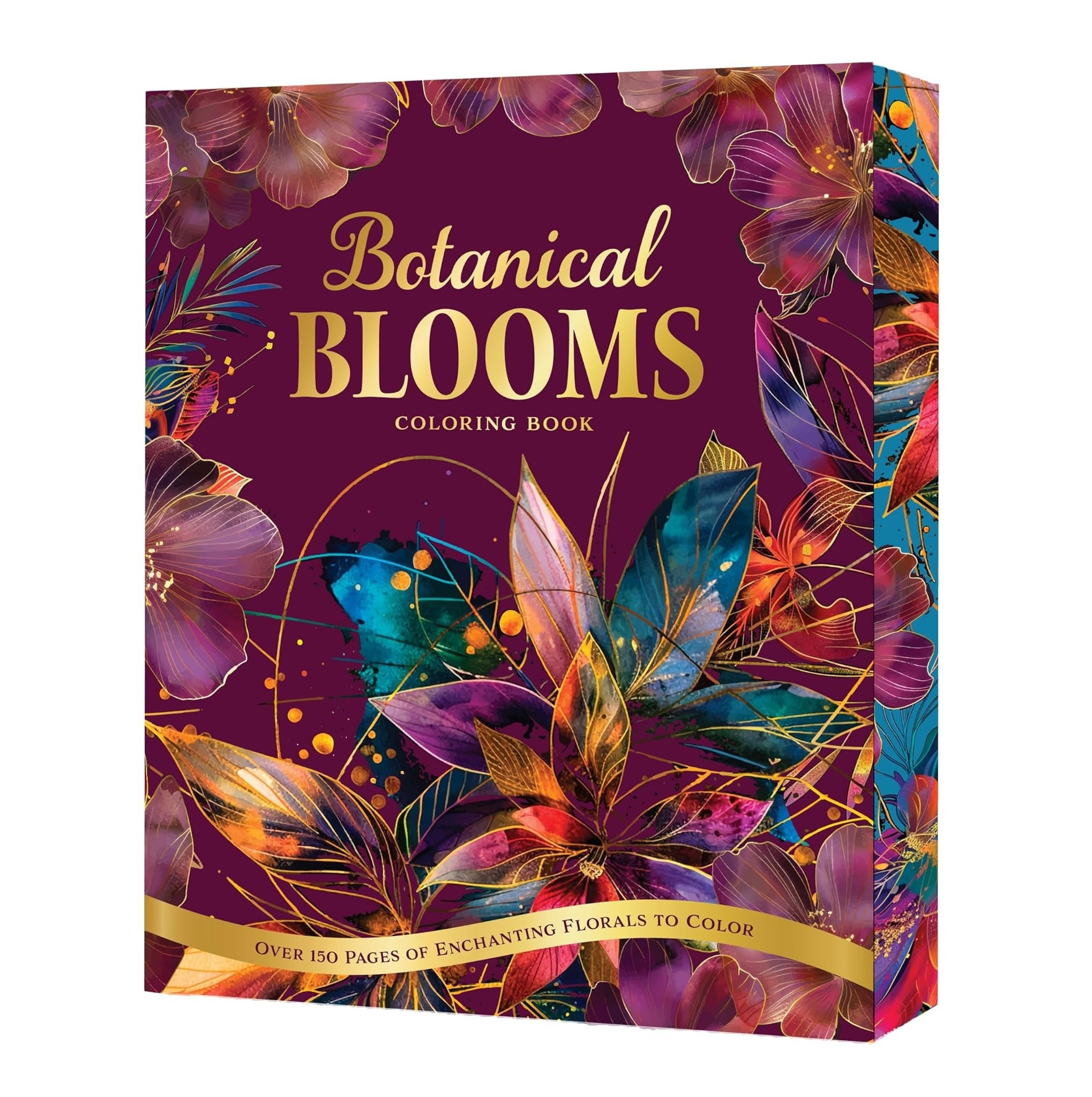 BOTANICAL BLOOMS COLOURING BOOK ENCHANTING FLORALS