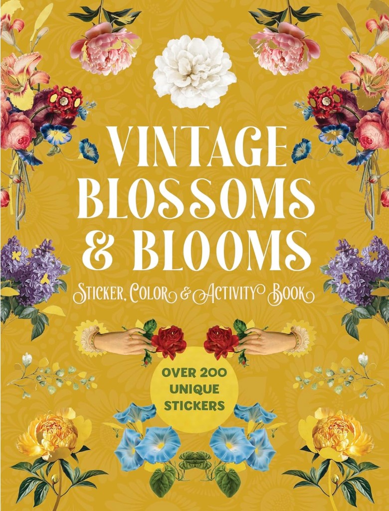 VINTAGE BLOSSOMS AND BLOOMS STICKER BOOK