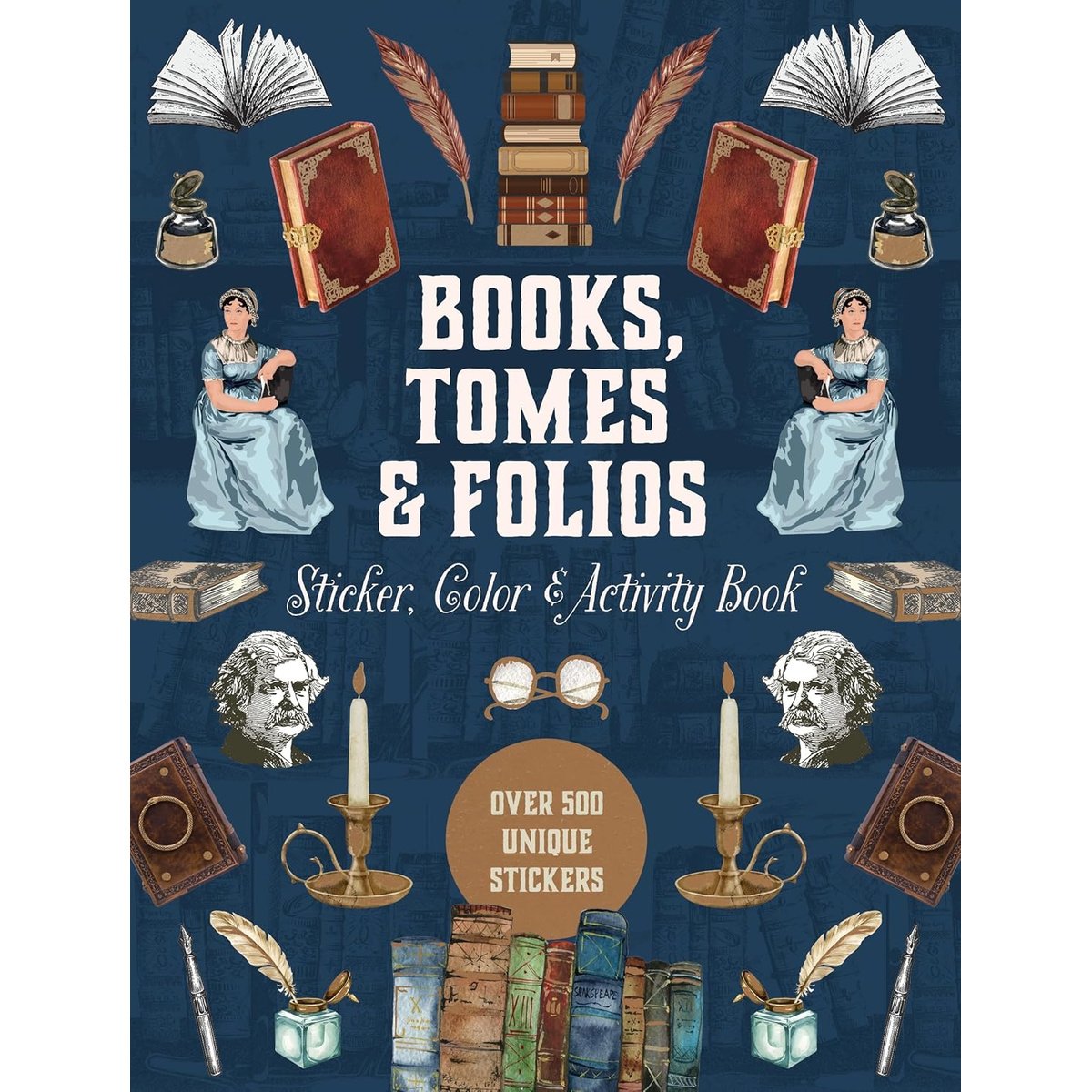 BOOK TOMES FOLIOS 500 STICKER BOOK