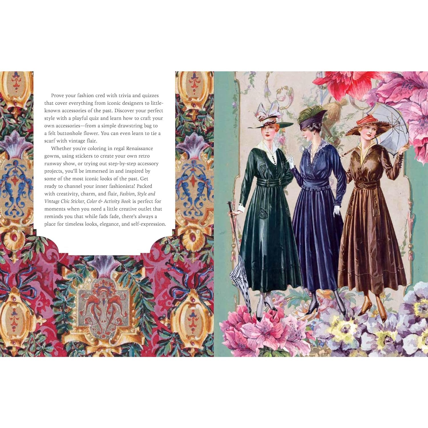 FASHION STYLE AND VINTAGE CHIC 500 STICKERS