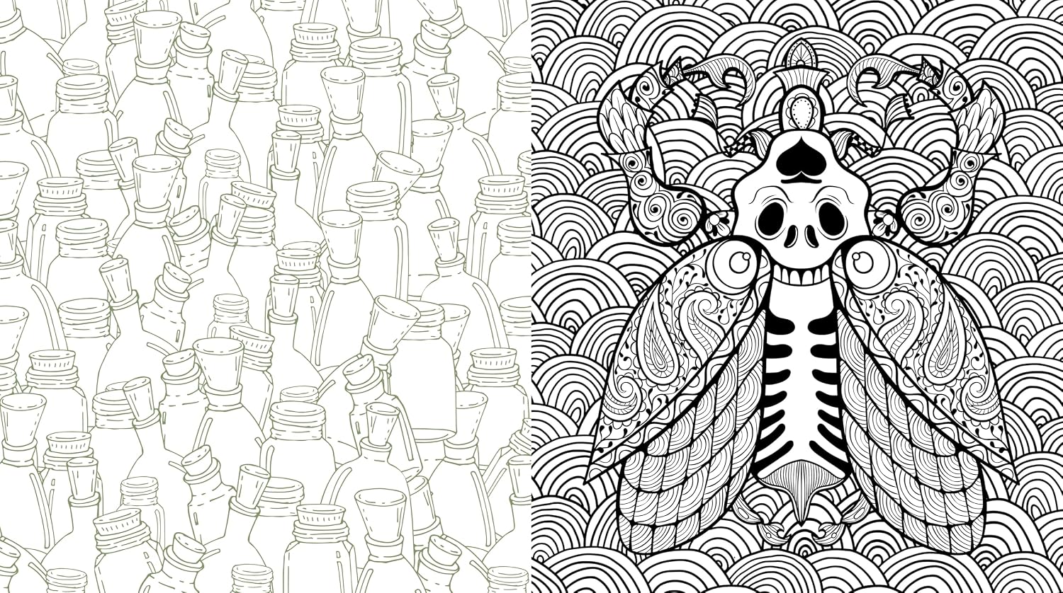 ODDITIES & CURIOSITIES COLORING BOOK