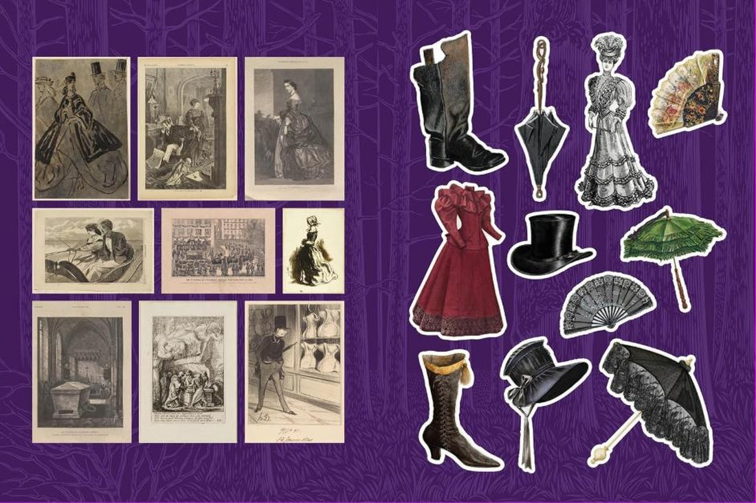COFFINS, CORSETS & CURIOS STICKER, COLOR & ACTIVITY BOOK