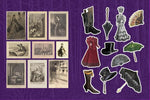 COFFINS, CORSETS & CURIOS STICKER, COLOR & ACTIVITY BOOK