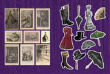 COFFINS, CORSETS & CURIOS STICKER, COLOR & ACTIVITY BOOK