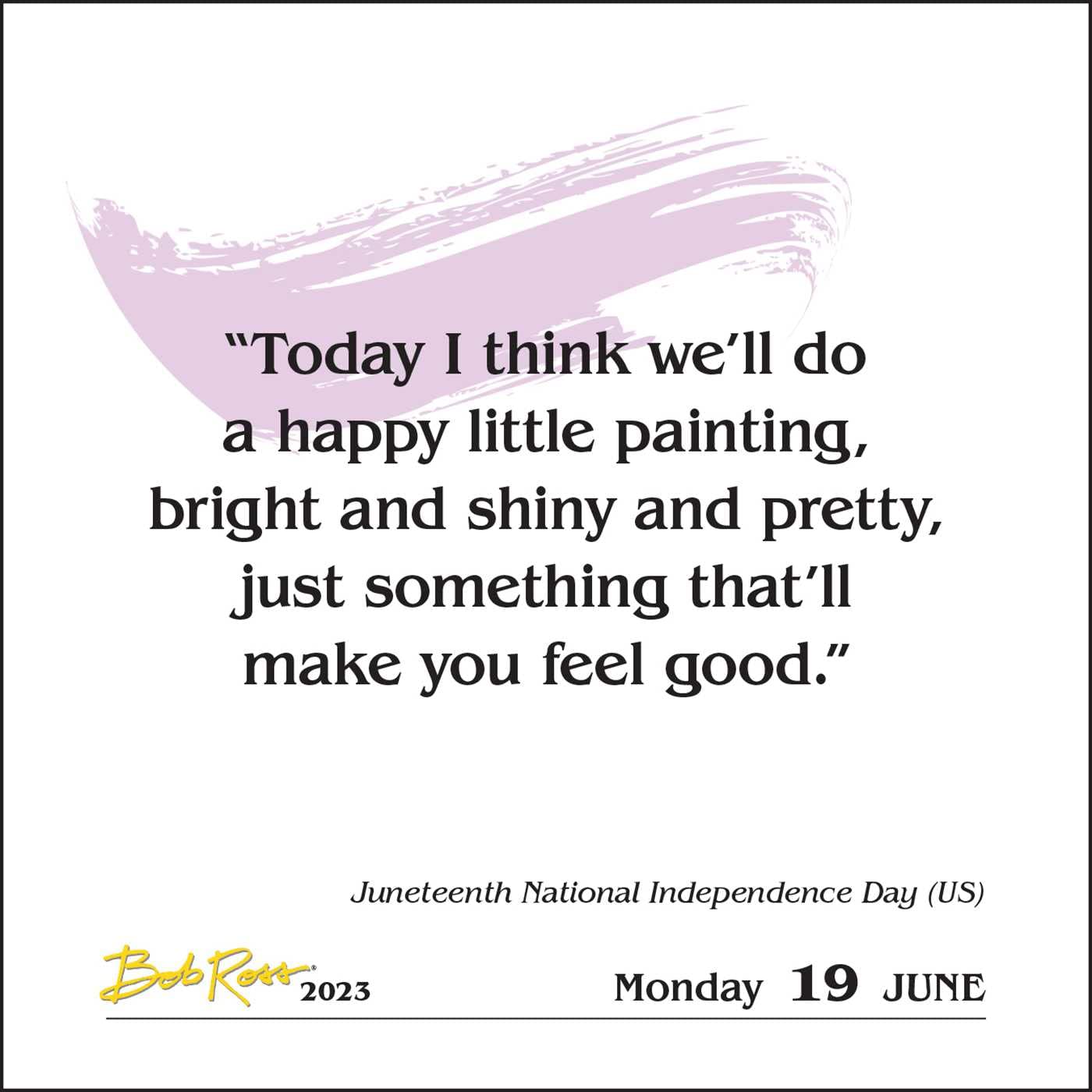 BOB ROSS: A HAPPY LITTLE DAY-TO-DAY