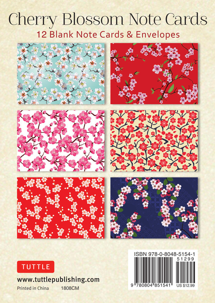 CHERRY BLOSSOM NOTE CARDS