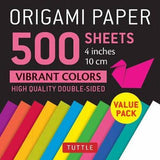 ORIGAMI PAPER 500 VIBRANTS