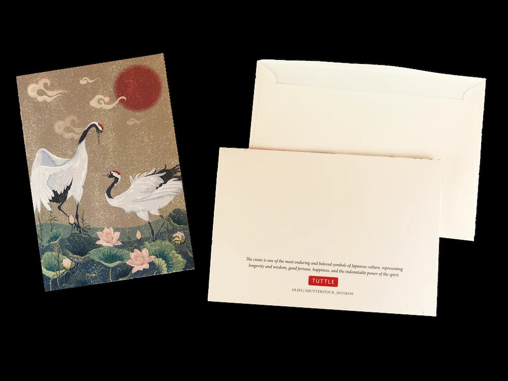 JAPANESE CRANES NOTE CARDS