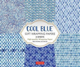 COOL BLUE WRAPPING PAPER 6 SH 45 X 61CM