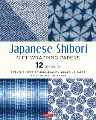 JAPANESE SHIBORI WRAPPING PAPER 12 SH 45 X61CM