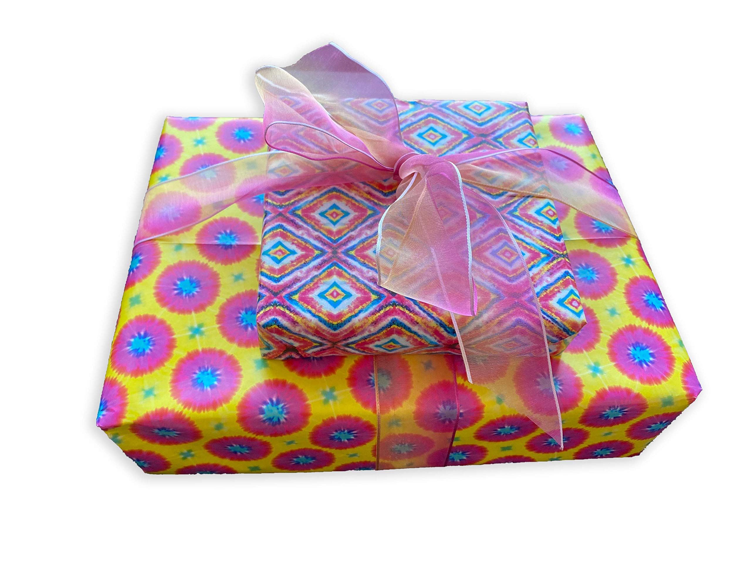TIE DYE GIFT WRAPPING 24 SHEETS