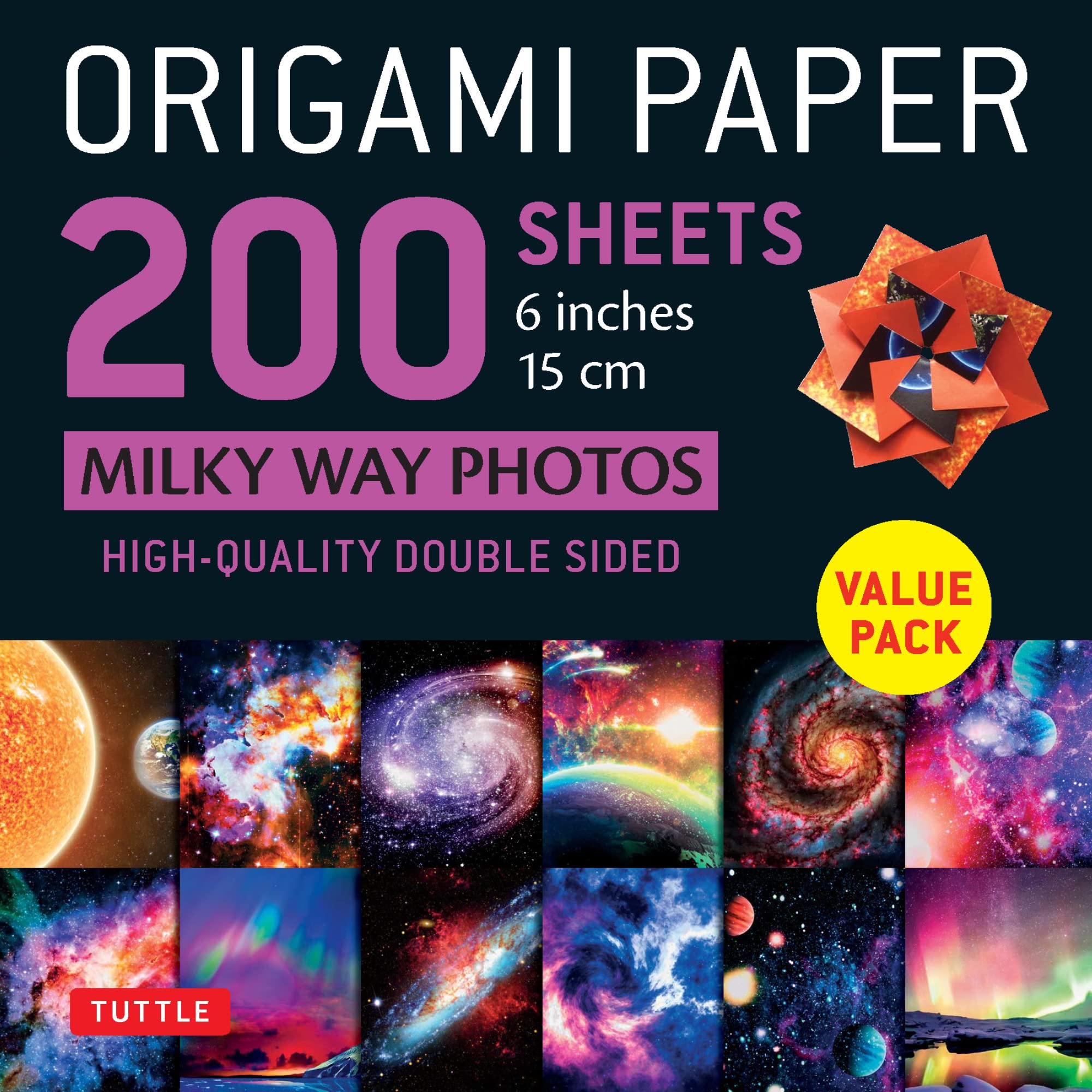 ORIGAMI PAPER 200 SHEETS MILKY WAY PHOTOS