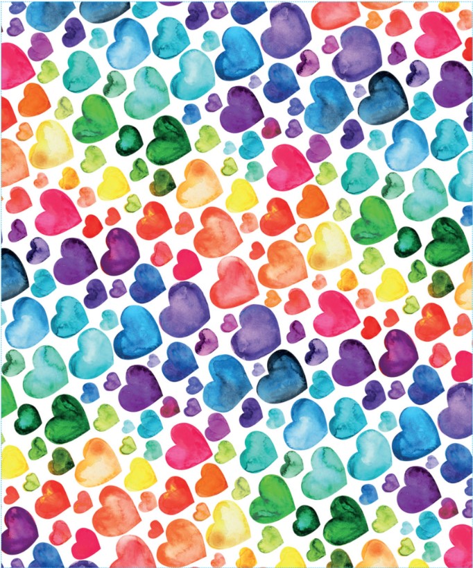RAINBOW WATERCOLOUR 24 NOTE CARDS