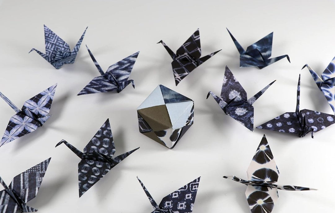 ORIGAMI PAPER 500 SHEETS JAPANESE SHIBORI 10CM