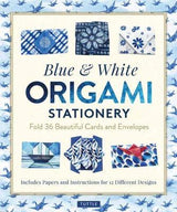 BLUE WHITE ORIGAMI STATIONERY KIT